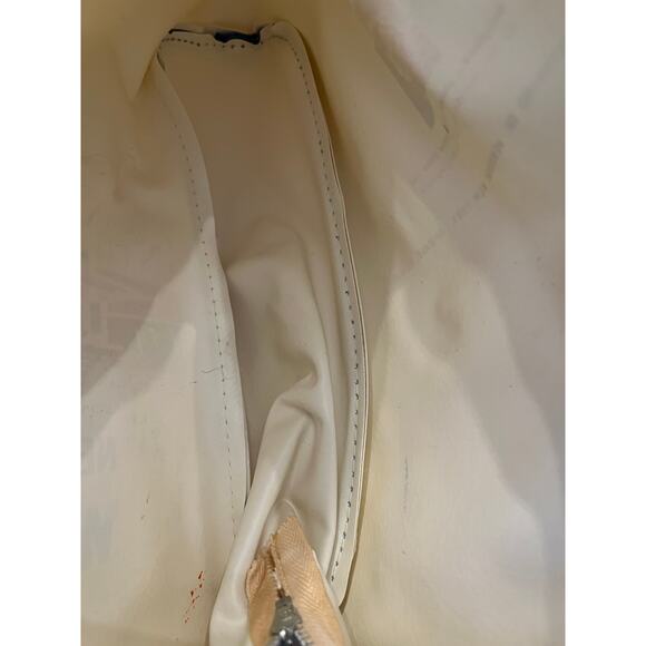 Vintage Vinyl New York World’s Fair Zippered Tote Bag 1964-65 White Blue Red - Picture 7 of 8